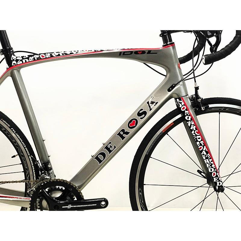 未使用品 デローザ DE ROSA アイドル レボ IDOL Revo CAMPAGNOLO POTENZA 2019年モデル カーボンロードバイク 59.5サイズ シルバー｜cycleparadise｜03