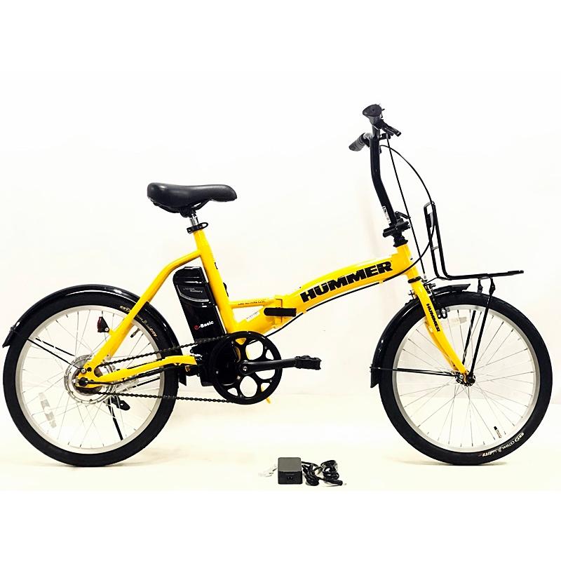 美品】HUMMER 電動アシスト自転車