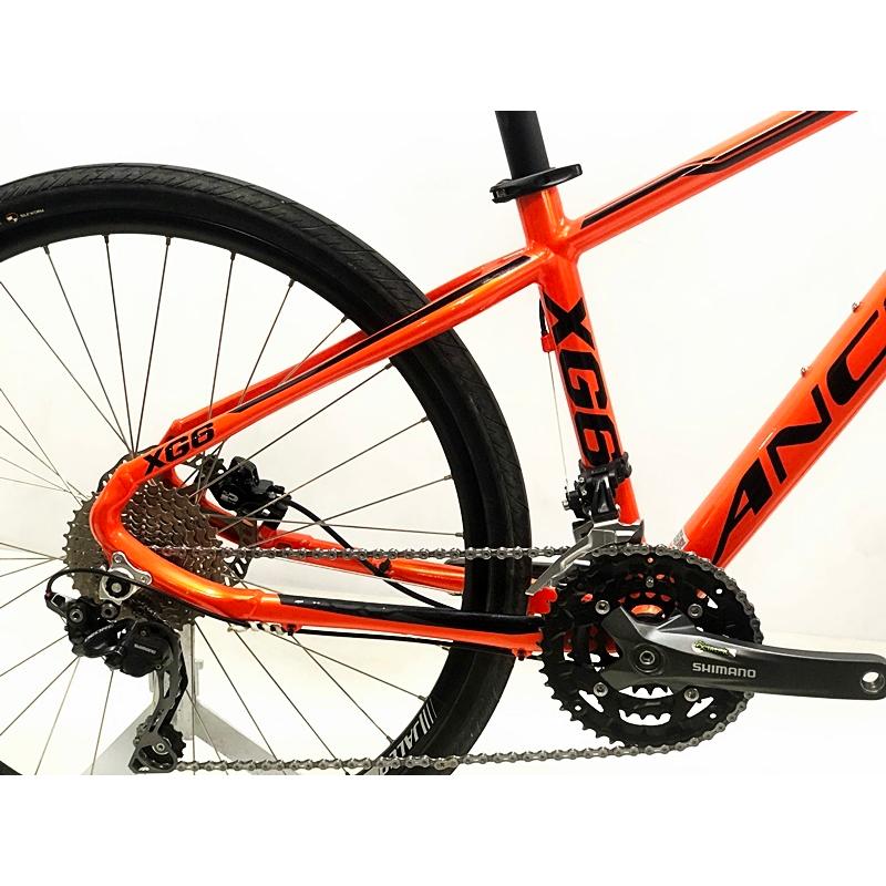 CYCLE PARADISE美品 アンカー ANCHOR XG6 スポーツ XG6 SPORT XG6S39 2014年 DEORE ACERA MIX カスタム マウンテンバイク 390サイズ オレンジ 自転車車体 TEKTRO HDC330 油圧ディスクブレーキ前後