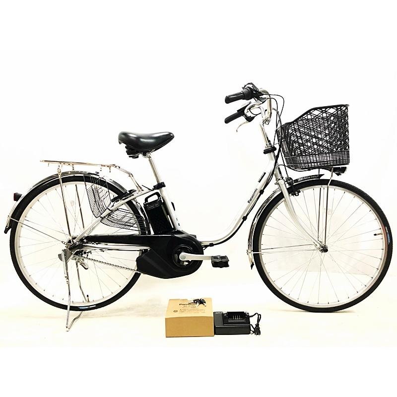 Panasonicパナソニック電動アシスト自転車26インチ シルバー美品