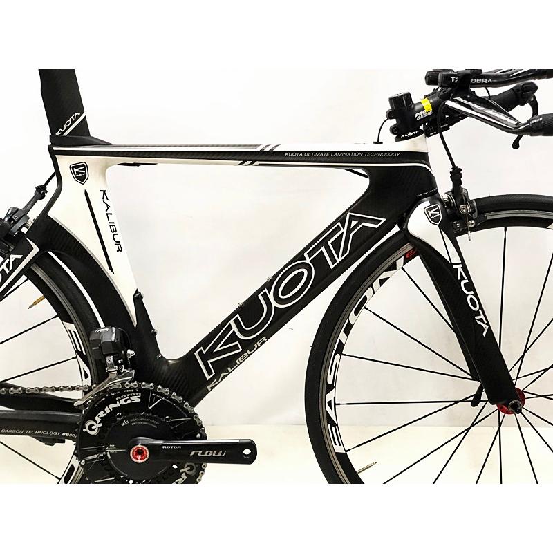 クオータ KUOTA カリバー KALIBUR ULTEGRA/DURA-ACE MIX 電動Di2 2013年 TT トライアスロン カーボン  ロードバイク S(501)サイズ BK