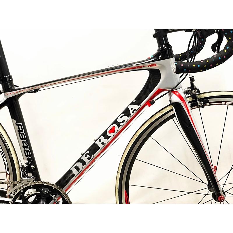 DE ROSA 美品 デローザ アール848 R848 CAMPAGNOLO VELOCE 2013 DE ROSA 美品 デローザ アール848 R848 CAMPAGNOLO VELOCE 2013
