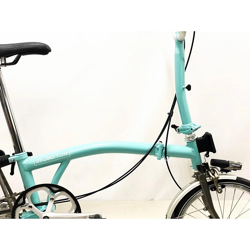 【美品】BROMPTON 、M2L、ターキッシュグリーン、輪行袋つき 美品】BROMPTON 、M2L、ターキッシュグリーン、輪行袋つき