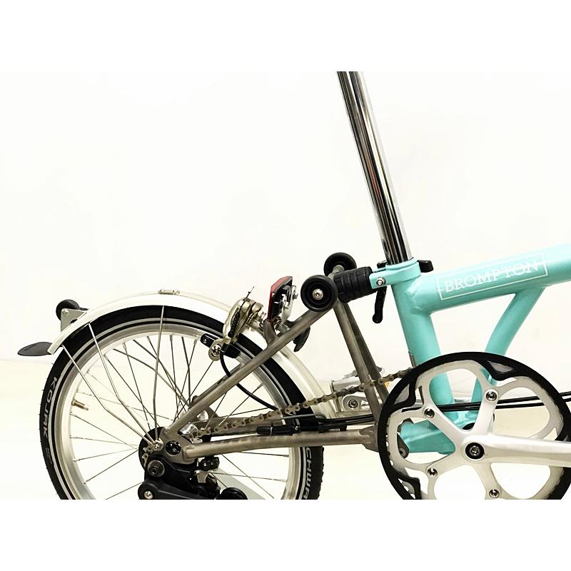 美品】BROMPTON 、M2L、ターキッシュグリーン、輪行袋つき