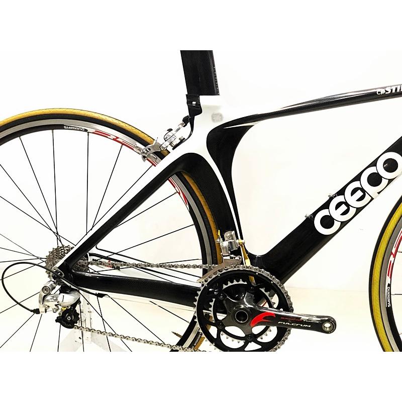 トライアスロン・TTバイクフレーム ホワイト/イエロー/ブラック