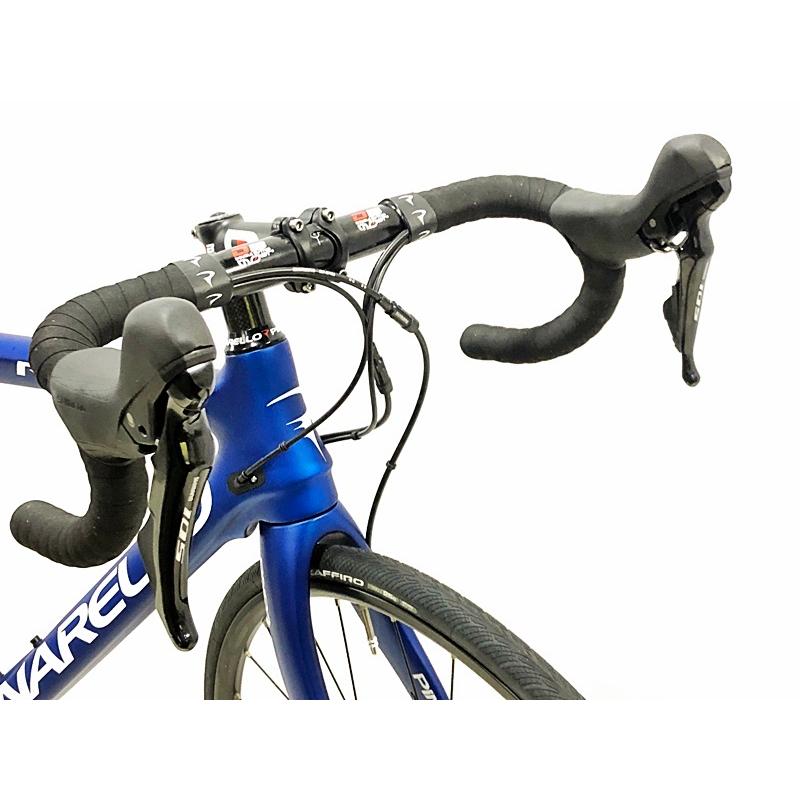 海外通販では ピナレロ整備済みブルー油圧ディスク105 カ-ボン 装備品付き　希少サイズ50 自転車本体