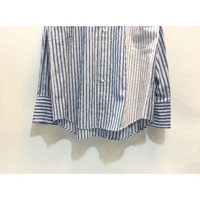 ブランド 代官山) クードス kudos 19SS フーディ ストライプ シャツ 