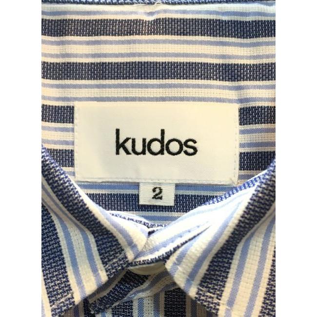 ブランド 代官山) クードス kudos 19SS フーディ ストライプ シャツ 