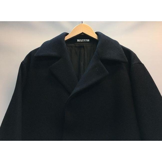 代官山) オーラリー AURALEE 19AW シルクウール メルトンステンカラー
