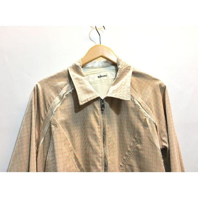 sulvam 代官山) サルバム 18SS チェックジップアップジャケット  