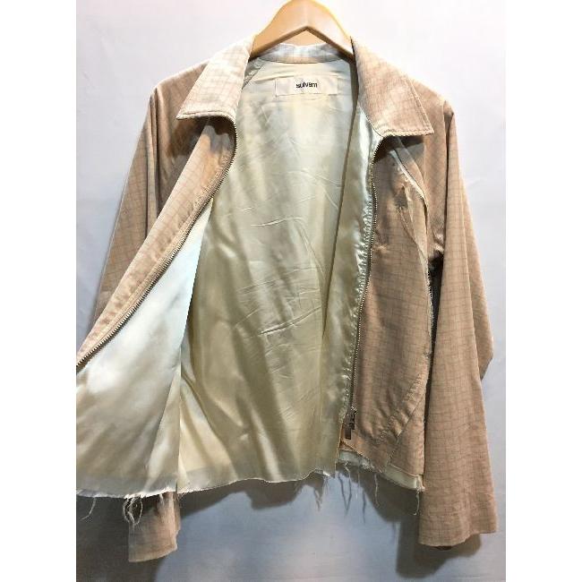 sulvam 代官山) サルバム 18SS チェックジップアップジャケット 