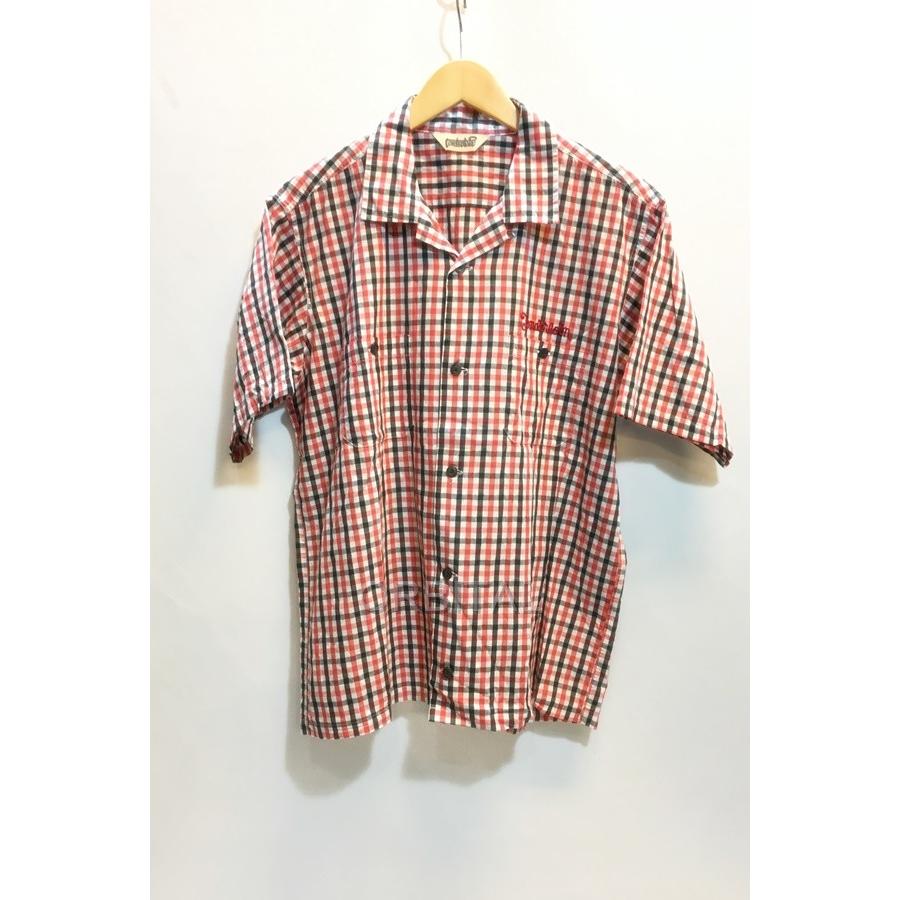 TENDERLOIN 代官山) テンダーロイン ギンガムチェックシャツ 半袖 