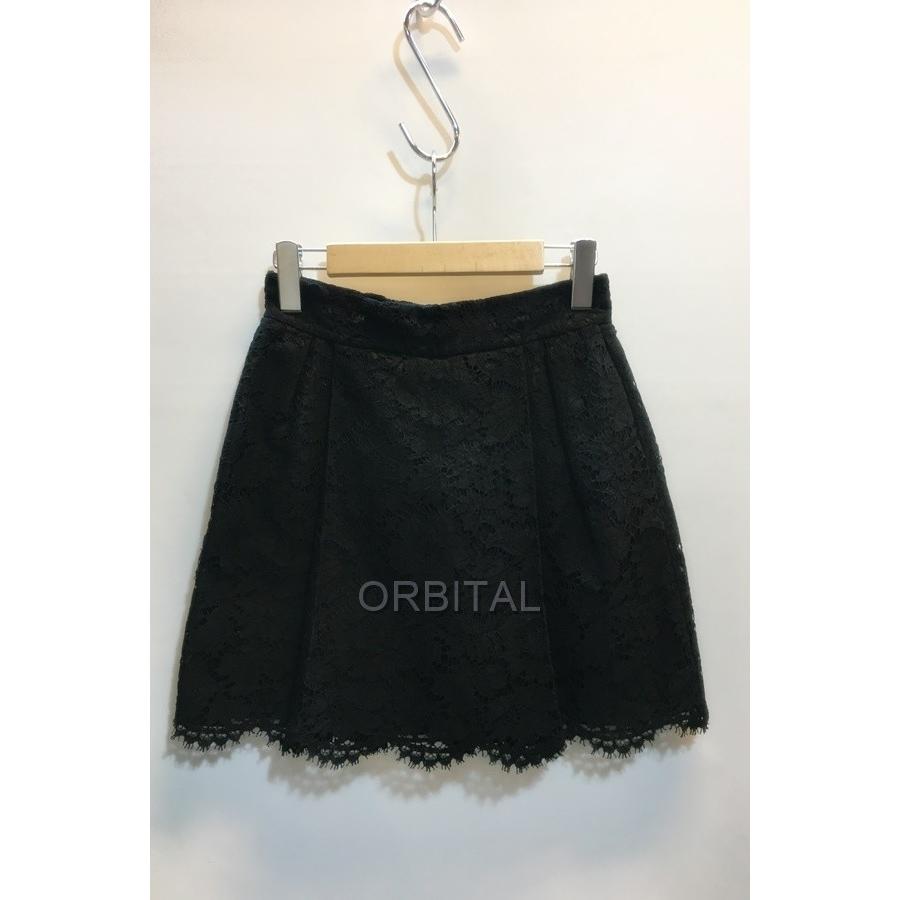 代官山)VALENTINO ヴァレンティノ 国内正規 シルク 総レーススカート  