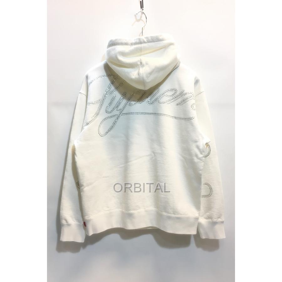 Supreme 代官山) シュプリーム 19AW Rhinestone Script Hooded 
