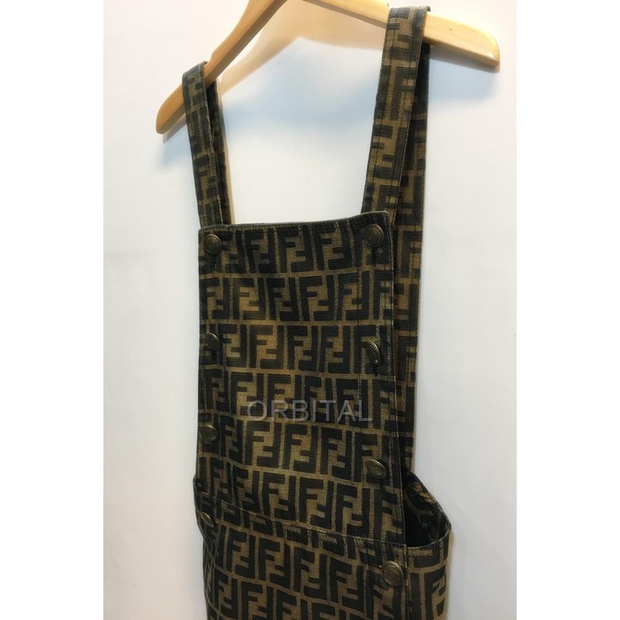 FENDI 代官山)FENDI フェンディ ズッカ柄 ジャンパースカート FENDI 代官山)FENDI フェンディ ズッカ柄 ジャンパースカート