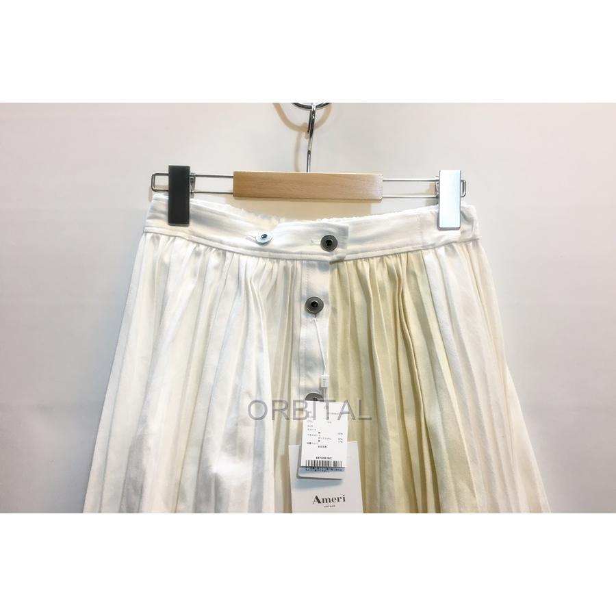 ブランド 代官山) アメリ AMERI デニム プリーツ スカート DENIM  