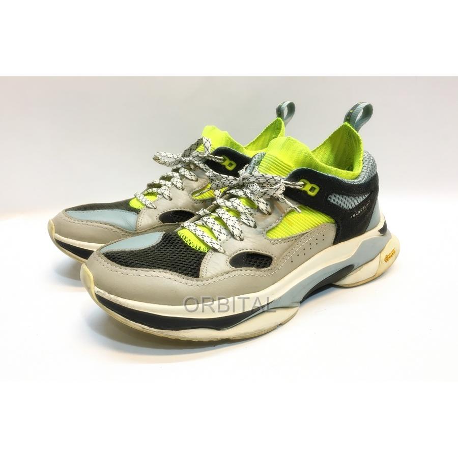 代官山 ブランドブラック Brand Black Saga 426bb Tpe ダットスニーカー グレー 蛍光グリーン 26cm メンズ シューズ Dky Sh Cycle Paradise 通販 Yahoo ショッピング