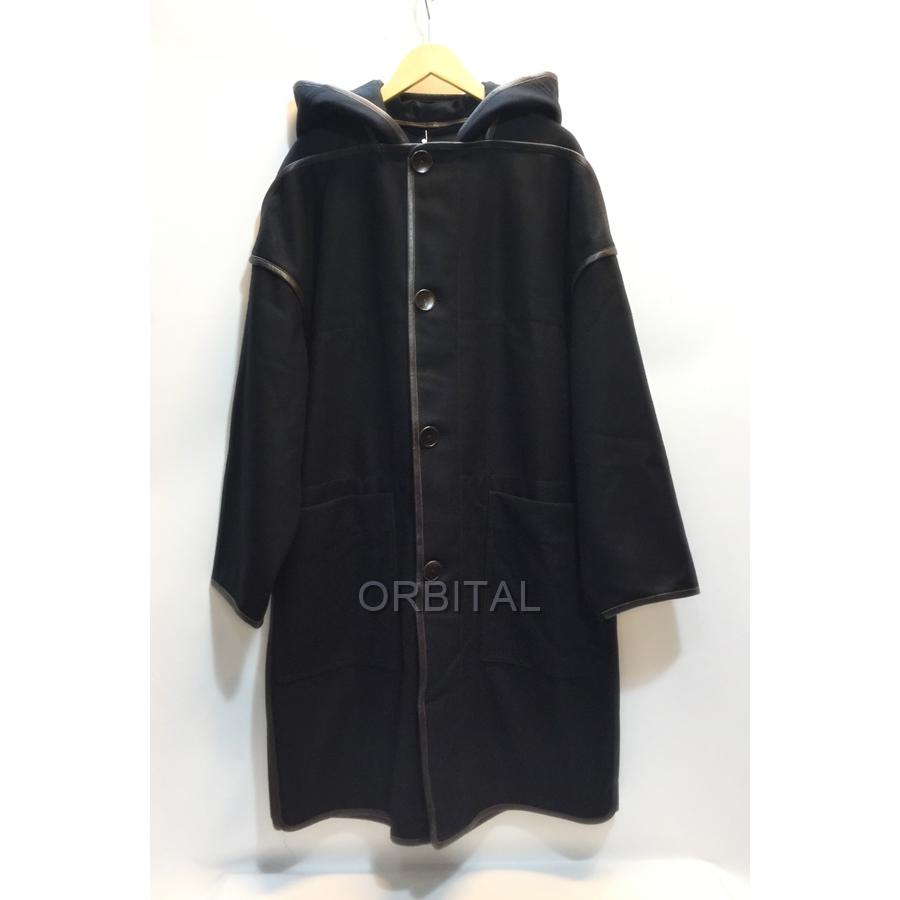LEMAIRE 代官山) ルメール レザーパイピング ダッフルコート LEMAIRE 代官山) ルメール レザーパイピング ダッフルコート