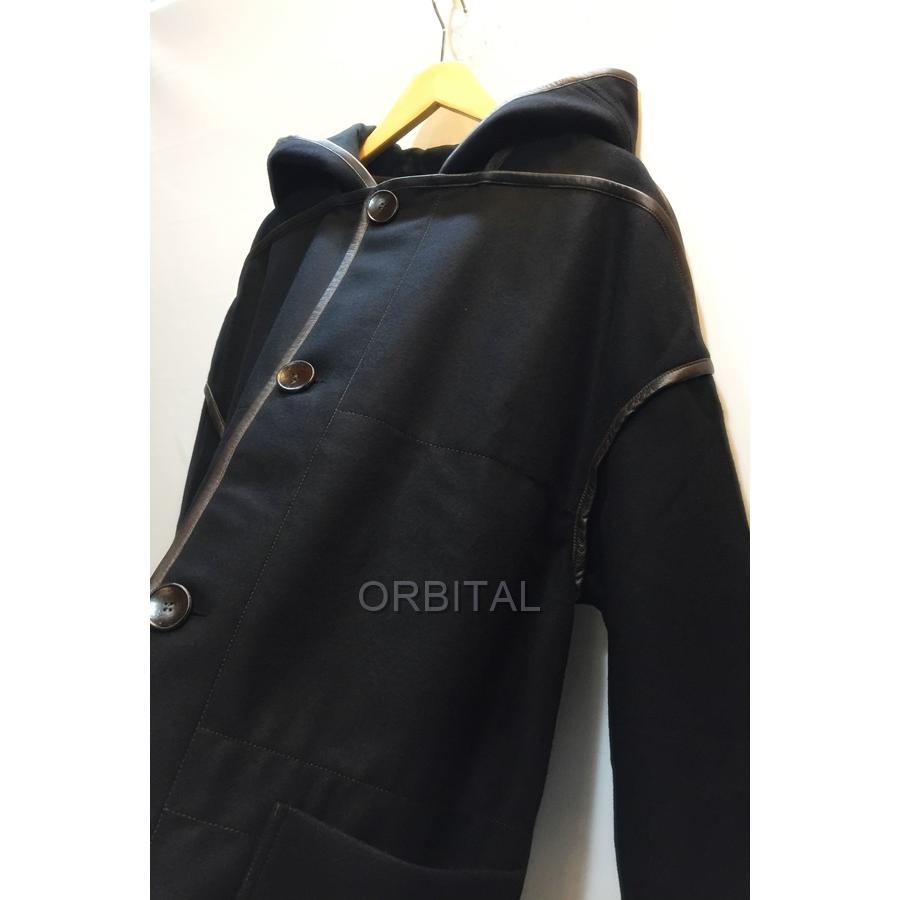LEMAIRE 代官山) ルメール レザーパイピング ダッフルコート LEMAIRE 代官山) ルメール レザーパイピング ダッフルコート
