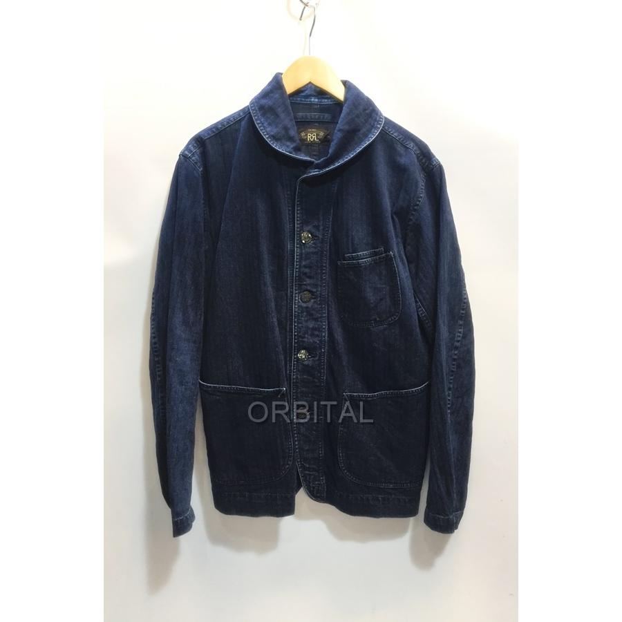 RRL ダブルアールエル インディゴリネン混 デニムカバーオール