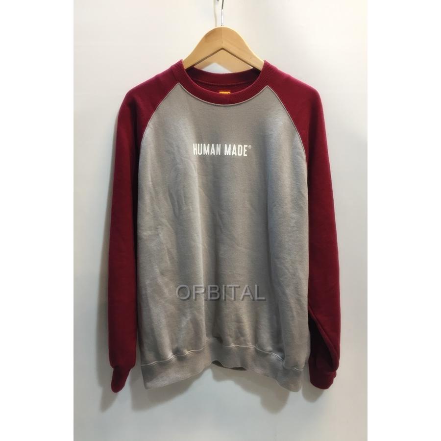 HUMAN MADE ラグランスリーブ トレーナー