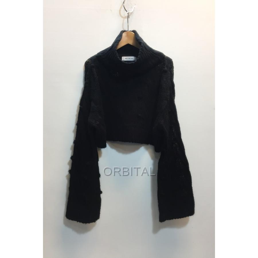 代官山)Melt the lady メルトザレディ ショート丈 ハイネック モヘア混  