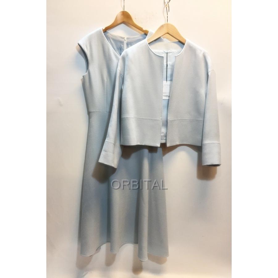 代官山)ANAYI アナイ ノーカラージャケット ワンピース セットアップ  