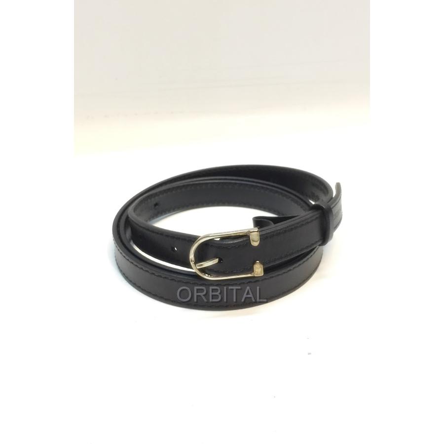 代官山)Dior Homme ディオールオム レザー ナローベルト 