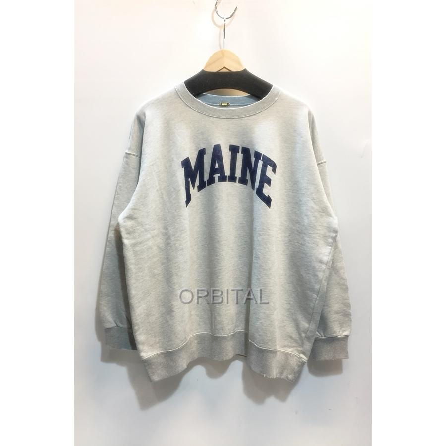 代官山) ドゥーズィエムクラス Deuxieme Classe MAINE vintage ヴィンテージ 加工 スウェット グレー フリー