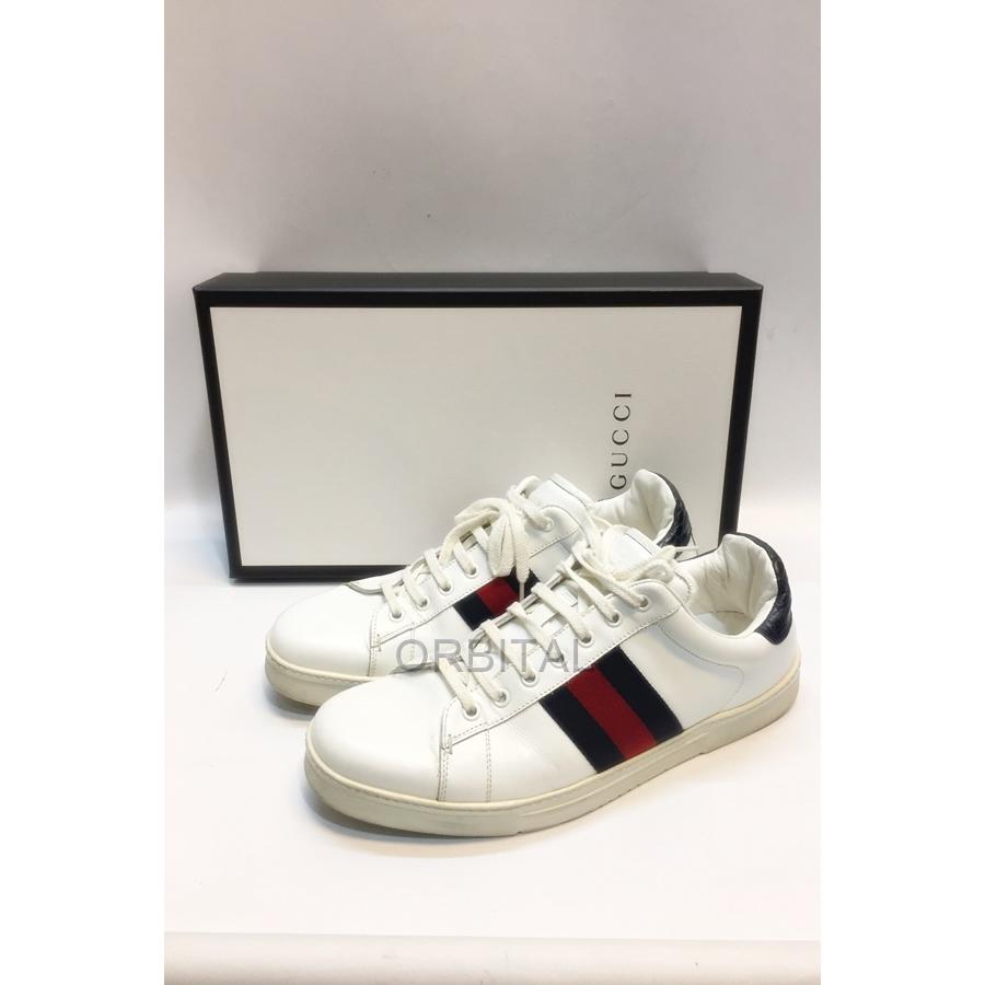 UNITED ARROWS 代官山)GUCCI グッチ125375 エース レザースニーカー 
