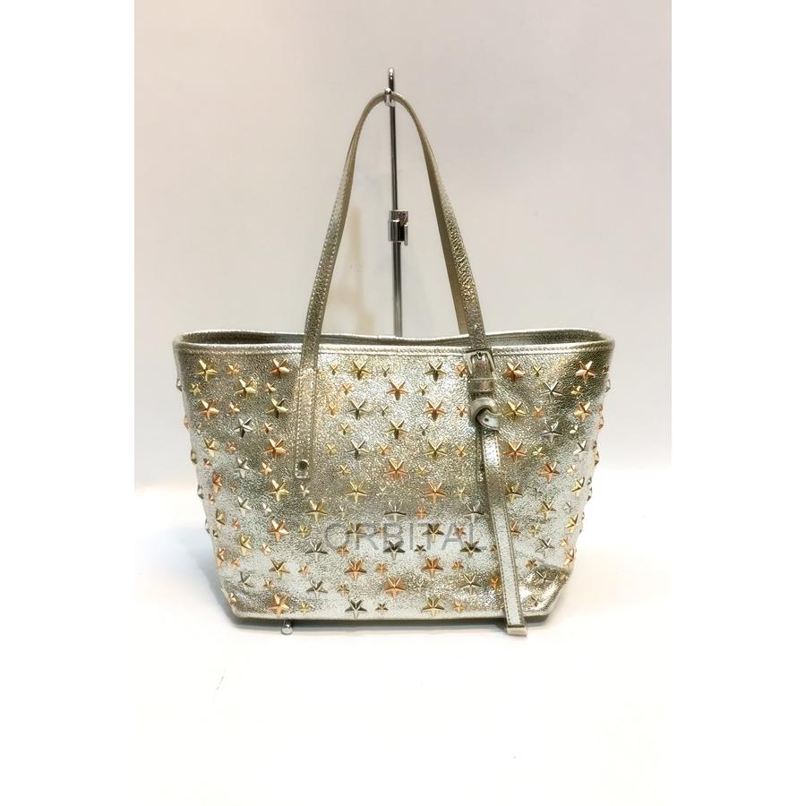 UNITED ARROWS 代官山)JIMMY CHOO ジミーチュウ レザー スタッズトート 