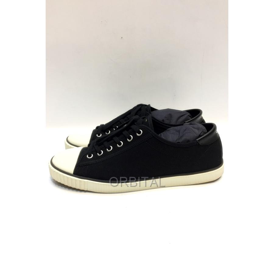 セリーヌ BLANK 止め キャンバス×レザー 41 ブラック×ホワイト メンズ 