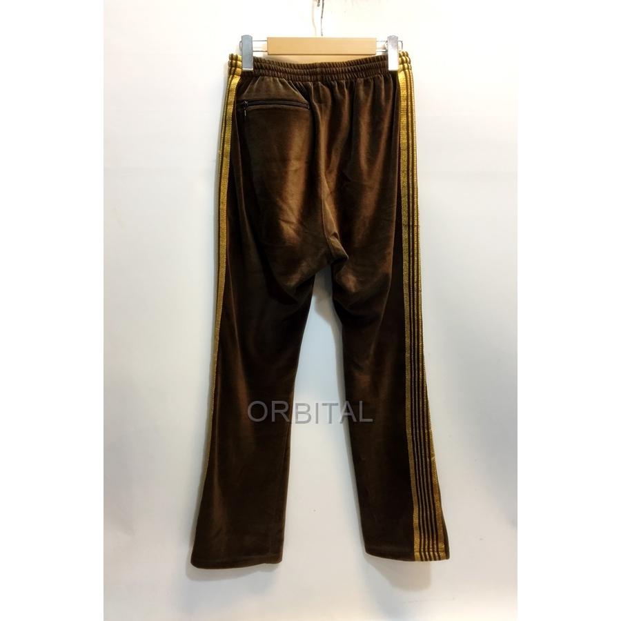 needles 18aw ベロアトラックパンツブラウンゴールド