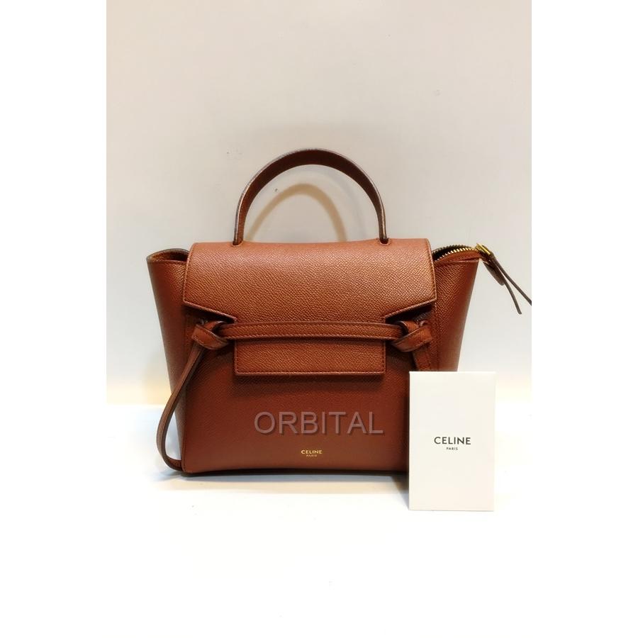 UNITED ARROWS 代官山)CELINE セリーヌ 189003 ベルトバッグ ナノ 2WAY 