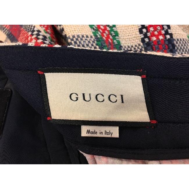 GUCCI 経堂) グッチ 2018/2019 タグ付 チェック ツイード GUCCI 経堂) グッチ 2018/2019 タグ付 チェック ツイード