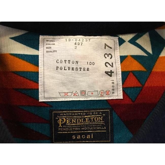 経堂) サカイ ペンドルトン sacai PENDLETON 2019SS サイドZIP プル 