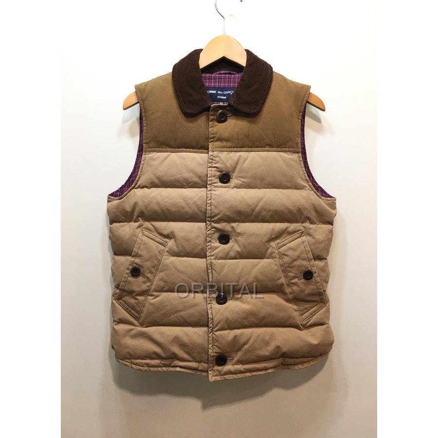 コムデギャルソンオム ダウンベスト XS -