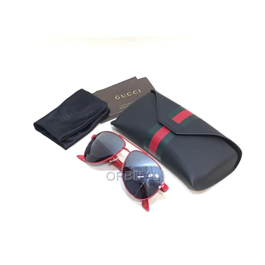 GUCCI 経堂) グッチ ミラーレンズ ティアドロップ サングラス GG2898 