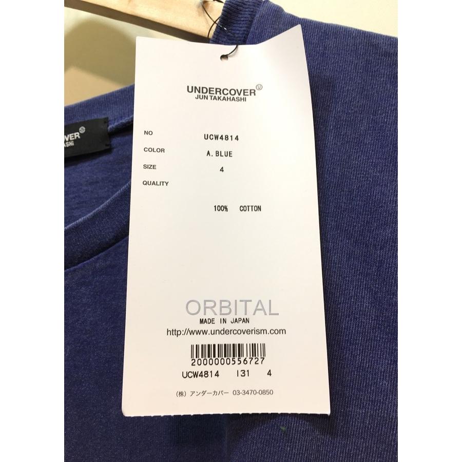 経堂) アンダーカバー UNDERCOVER ZORUGE Tシャツ 19SS サイズ4 XL ブルー タグ付き :kyd