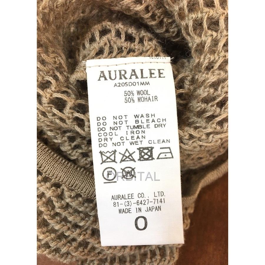 AURALEE 経堂) オーラリー 20SS モヘア ウール メッシュ ニット  