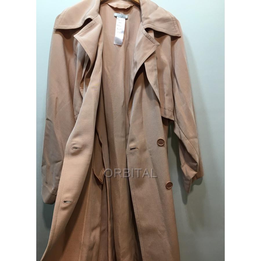 NINA RICCI 経堂) ニナリッチ オーバーサイズ トレンチコート ピンク系 