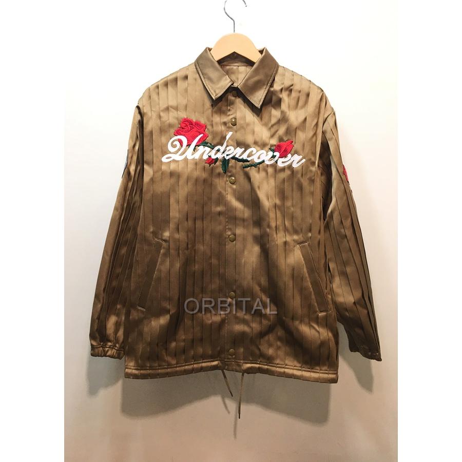 UNDERCOVER 経堂) アンダーカバー サテン ボンバー コーチ ジャケット 
