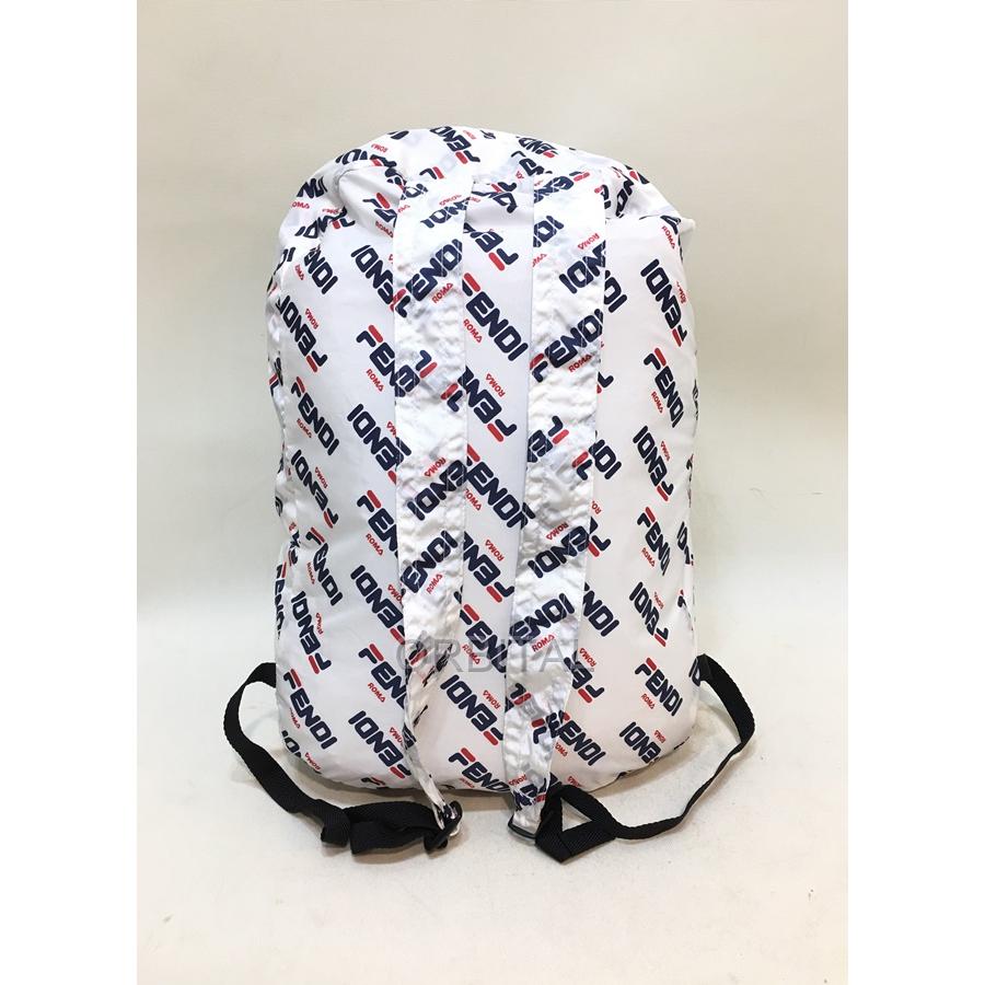 FENDI 経堂) フェンディ フィラ FILA ナイロン パッカブル リュック 