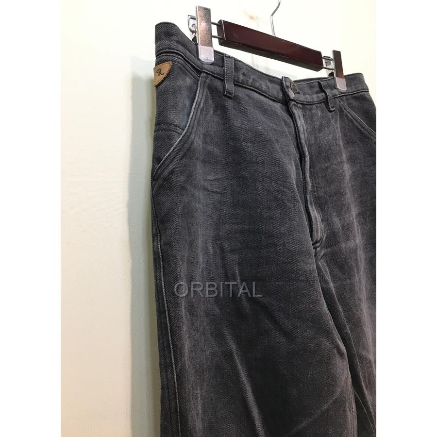 RAF SIMONS 経堂) ラフシモンズ ワイド ブラック デニムパンツ RAF SIMONS 経堂) ラフシモンズ ワイド ブラック デニムパンツ