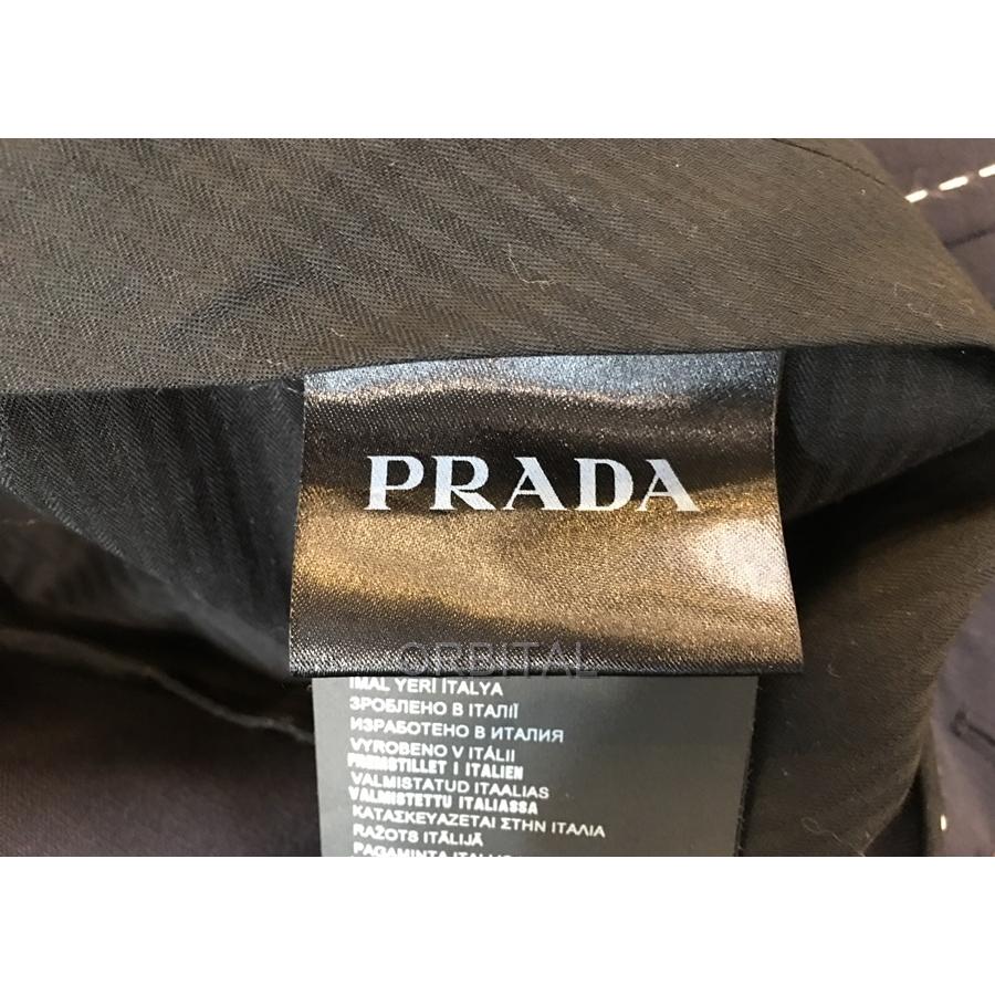 PRADA 経堂) プラダ ステッチワーク スラックス パンツ サイズ48 PRADA 経堂) プラダ ステッチワーク スラックス パンツ サイズ48