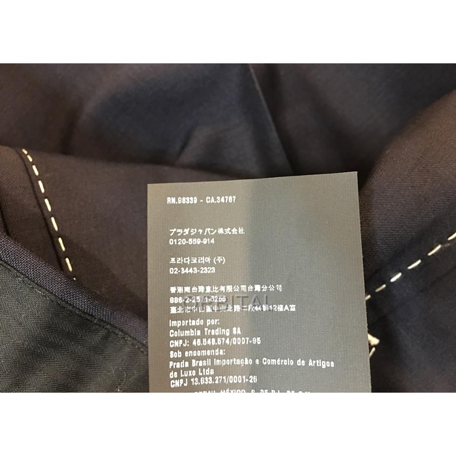 PRADA 経堂) プラダ ステッチワーク スラックス パンツ サイズ48 PRADA 経堂) プラダ ステッチワーク スラックス パンツ サイズ48