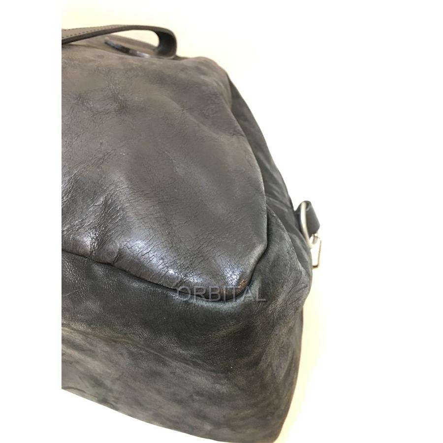 TUSTING タスティングブラックレザー ボストンバッグ