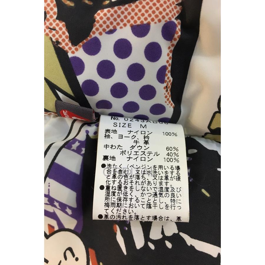 経堂) ヒステリックグラマー HYSTERIC GLAMOUR レザースリーブ ダウン  