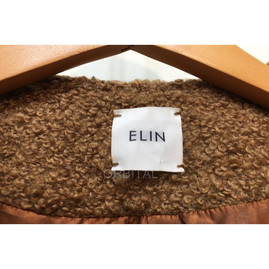 ELIN 経堂) エリン アストラカン メルトン イブニング コート サイズ38 