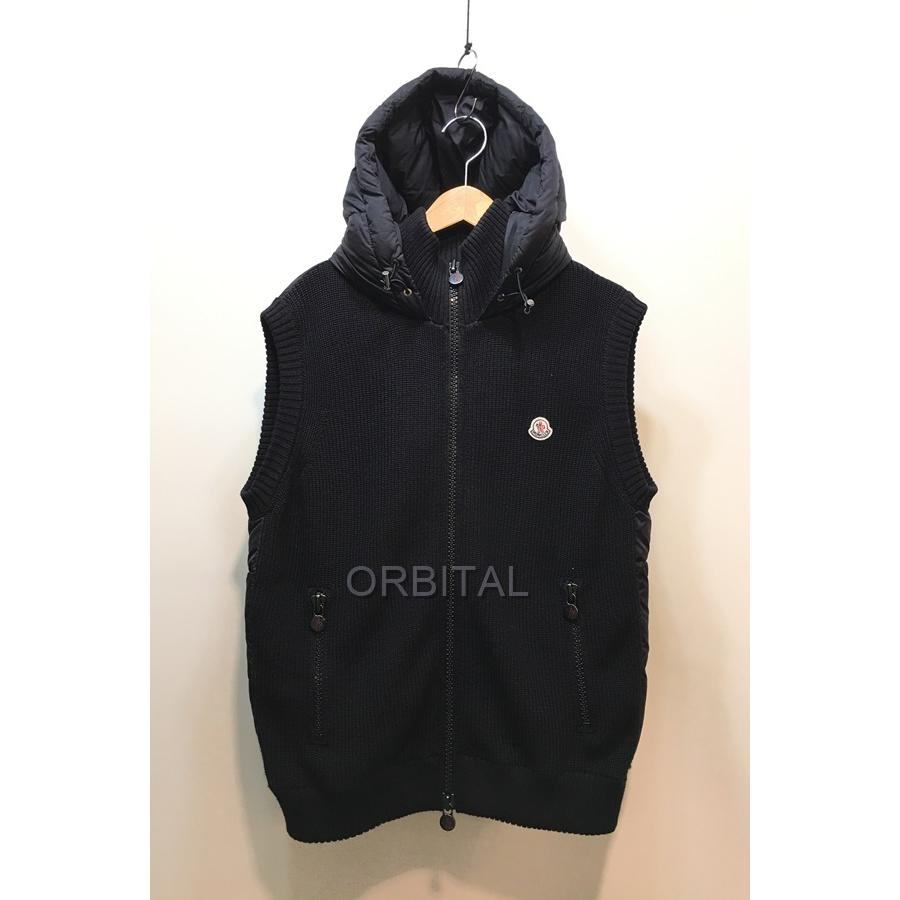 MONCLER MAGLIONE TRICOT GILET ニットダウンベスト